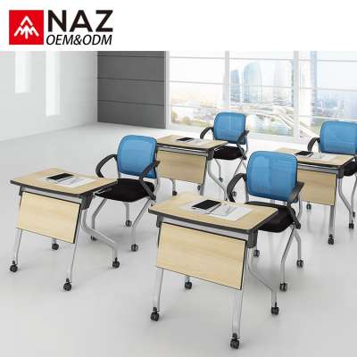 Foldable Desk With Wheels For Student Or Adult School        Space Saving Furniture