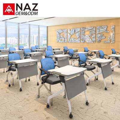 Modular combination folding school chair desk for school furniture